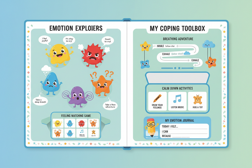 ADHD Summer Break Daily Planner for Kids — Digital Download